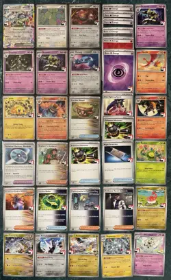 Pokemon Play! Prize Pack Series Stamp Terapagos EX Holo Ditto W/ Swirl Card Lot - Image 1