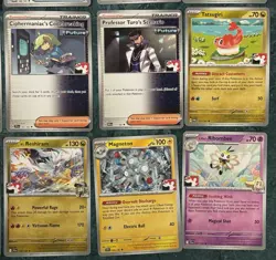 Pokemon Play! Prize Pack Series Stamp Terapagos EX Holo Ditto W/ Swirl Card Lot - Image 5