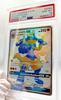 Pokemon Cards - PSA 10 Lucario GX SV64/SV94 - Hidden Fates FA - GEM MT - PSA10 - Image 5