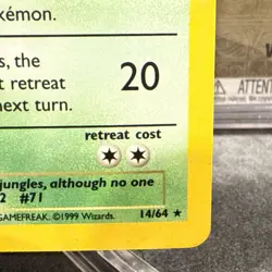 Pokemon TCG Victreebel Jungle Holo Card 14/64 1st Edition Rare - Image 5