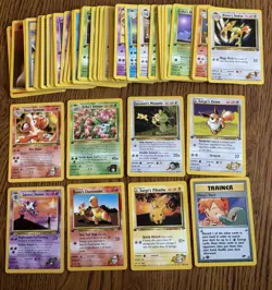Pokemon Gym Challenge 1st Edition Card Lot Partial Set x89 Pack Fresh WOTC - Image 1