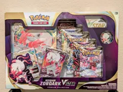 Pokemon Hisuian Zoroark VSTAR Premium International Collection Box - Image 1