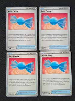 Rare Candy 089/091 Common Playset 4X Paldean Fates Pokemon TCG Mint NM - Image 1