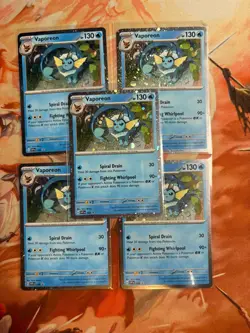 x1 Pokemon TCG - Vaporeon SVP 168 - Prismatic Evolutions Promo - Image 1