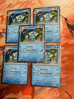 x1 Pokemon TCG - Vaporeon SVP 168 - Prismatic Evolutions Promo - Image 2