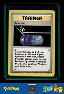 1999-2000 Pokemon 4th Print UK Base Set 80/102 Defender - Image 1