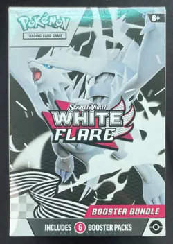 Pokemon TCG Scarlet & Violet White Flare Booster Bundle Brand New Unopened Box - Image 1