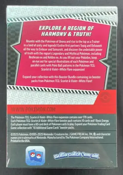Pokemon TCG Scarlet & Violet White Flare Booster Bundle Brand New Unopened Box - Image 2