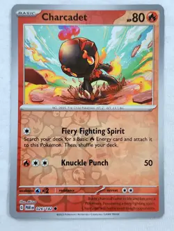 Charcadet 026 Paradox Rift Reverse Holo Pokemon TCG - Image 1