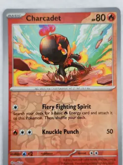 Charcadet 026 Paradox Rift Reverse Holo Pokemon TCG - Image 4