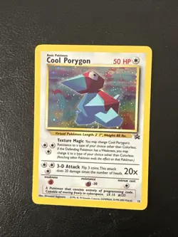 Cool Porygon Holo 15 Pokemon Black Star Promo Wizards of the Coast ENG - Image 1