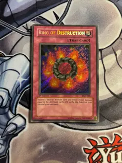 Yu-Gi-Oh TCG Ring of Destruction Pharaonic Guardian PGD-000 1st Ed VLP (CG) - Image 1