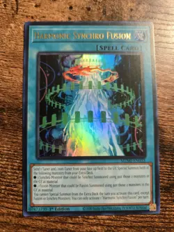 Harmonic Synchro Fusion 1st Edition Ultra Rare MZMI-EN035 Yu-Gi-Oh! - Image 1