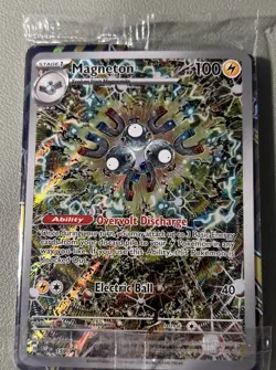 Pokemon TCG Magneton SVP 159 Promo Card Surging Sparks (Sealed) - Image 1