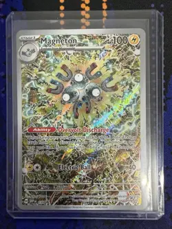 Pokemon TCG Magneton 159 Scarlet & Violet Promo Card Holo NM Condition - Image 1