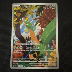 Pokemon TCG Tropius Scarlet & Violet Paldea Evolved Holo Card 195/193 - Image 1