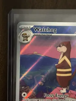 Pokemon TCG Watchog 153/086 White Flare Illustration Rare Card NM/M Condition - Image 3