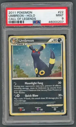 Pokemon Cards - PSA 9 Umbreon 22/95 - Call of Legends Holo - MINT - PSA9 - Image 1