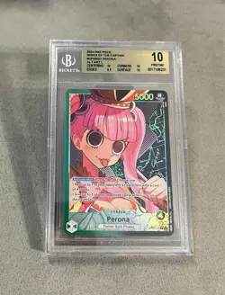 Perona Alt Art L Wings of the Captain Op-06 One Piece Card BGS 10 - Image 1