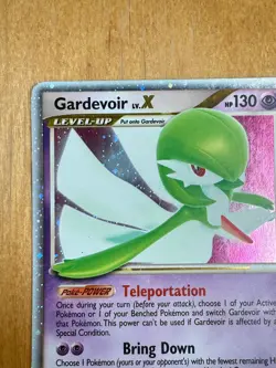 Gardevoir LV.X 131/132 Secret Wonders Holo Pokemon Card LP - Image 2
