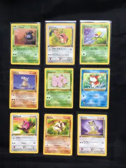Pokemon Cards: Complete 1st Edition Jungle 17 Card Non-Holo Lot - Image 1