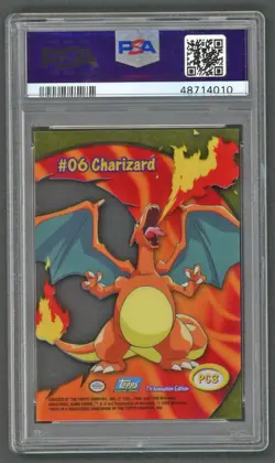 Pokemon Cards - PSA 10 Charizard 06 PC3 - Topps Clear Cards - GEM MT - PSA10 - Image 2