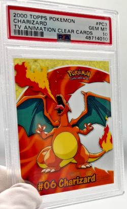 Pokemon Cards - PSA 10 Charizard 06 PC3 - Topps Clear Cards - GEM MT - PSA10 - Image 3