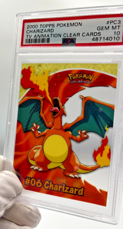 Pokemon Cards - PSA 10 Charizard 06 PC3 - Topps Clear Cards - GEM MT - PSA10 - Image 5
