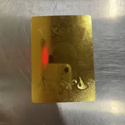 Ash Ketchum Vmax HP 50,000,000 Weakness NONE Gold Foil Fan Art Card - Image 2