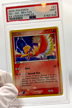 Pokemon Cards - PSA 9 Ho-Oh 27/115 - Ex Unseen Forces Rev Holo STAMPED MINT - Image 4