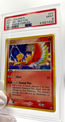 Pokemon Cards - PSA 9 Ho-Oh 27/115 - Ex Unseen Forces Rev Holo STAMPED MINT - Image 5