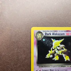 Dark Alakazam 1/82 Pokemon Team Rocket Holo Rare Card - MP - Image 2