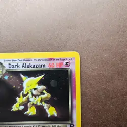 Dark Alakazam 1/82 Pokemon Team Rocket Holo Rare Card - MP - Image 3