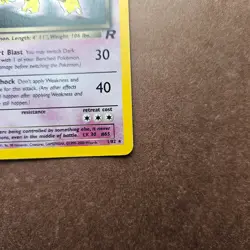 Dark Alakazam 1/82 Pokemon Team Rocket Holo Rare Card - MP - Image 5
