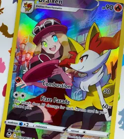 Braixen TG01/TG30 Silver Tempest NM Trainer Gallery Pokemon Card - Image 2