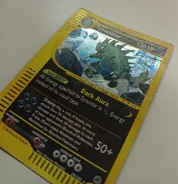 Pokemon Card-Tyranitar-29/165-Expedition- Holo-ENG-Poor - Image 3