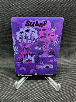 Swamp (1947) NONFOIL Flower Power Secret Lair Ashley Dreyfus MTG - Image 1