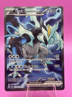 Black Kyurem EX 218/191 Surging Sparks Full Art Ultra Rare Pokemon TCG Card - NM - Image 1