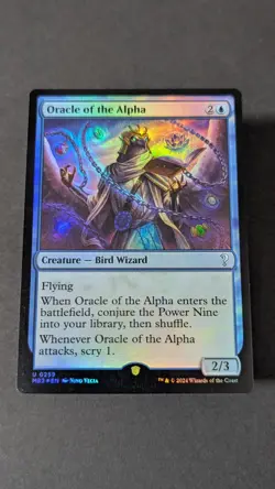 MTG English Oracle of the Alpha NM Foil Mystery Booster 2 - Image 1
