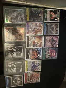One Piece Card Game Lot of 15 Cards OP-06 OP-08 OP-10 SR - Image 1
