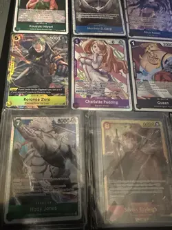 One Piece Card Game Lot of 15 Cards OP-06 OP-08 OP-10 SR - Image 2