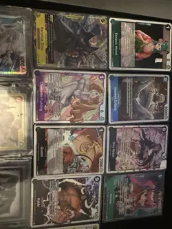 One Piece Card Game Lot of 15 Cards OP-06 OP-08 OP-10 SR - Image 5