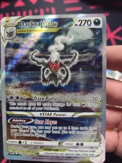 Darkrai VSTAR Crown Zenith: Galarian Gallery Ultra Rare Holo Card GG50/GG70 - Image 1