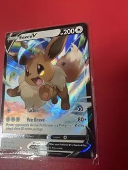 Eevee V 108/159 Crown Zenith Holo Pokemon Card TCG Ultra Rare VLP - Image 4