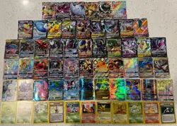 +50 Pokemon Trading Cards Including Vmax, V, GX, EX, 2nd Edition And More - Image 1