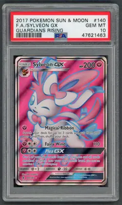 Pokemon Cards - PSA 10 Sylveon GX 140/145 - Guardians Rising - GEM MT - PSA10 - Image 1