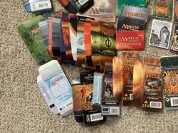 Huge Lot of Empty MTG Deck Boxes, Deck Pamphlets, Rule Guides, Revised - Image 3