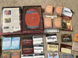 Huge Lot of Empty MTG Deck Boxes, Deck Pamphlets, Rule Guides, Revised - Image 4