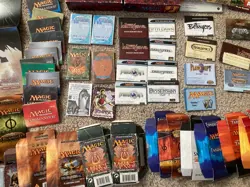 Huge Lot of Empty MTG Deck Boxes, Deck Pamphlets, Rule Guides, Revised - Image 5