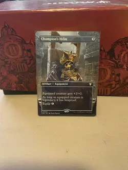 MTG Champion's Helm (Borderless) - Commander Masters (CMM) - Image 1